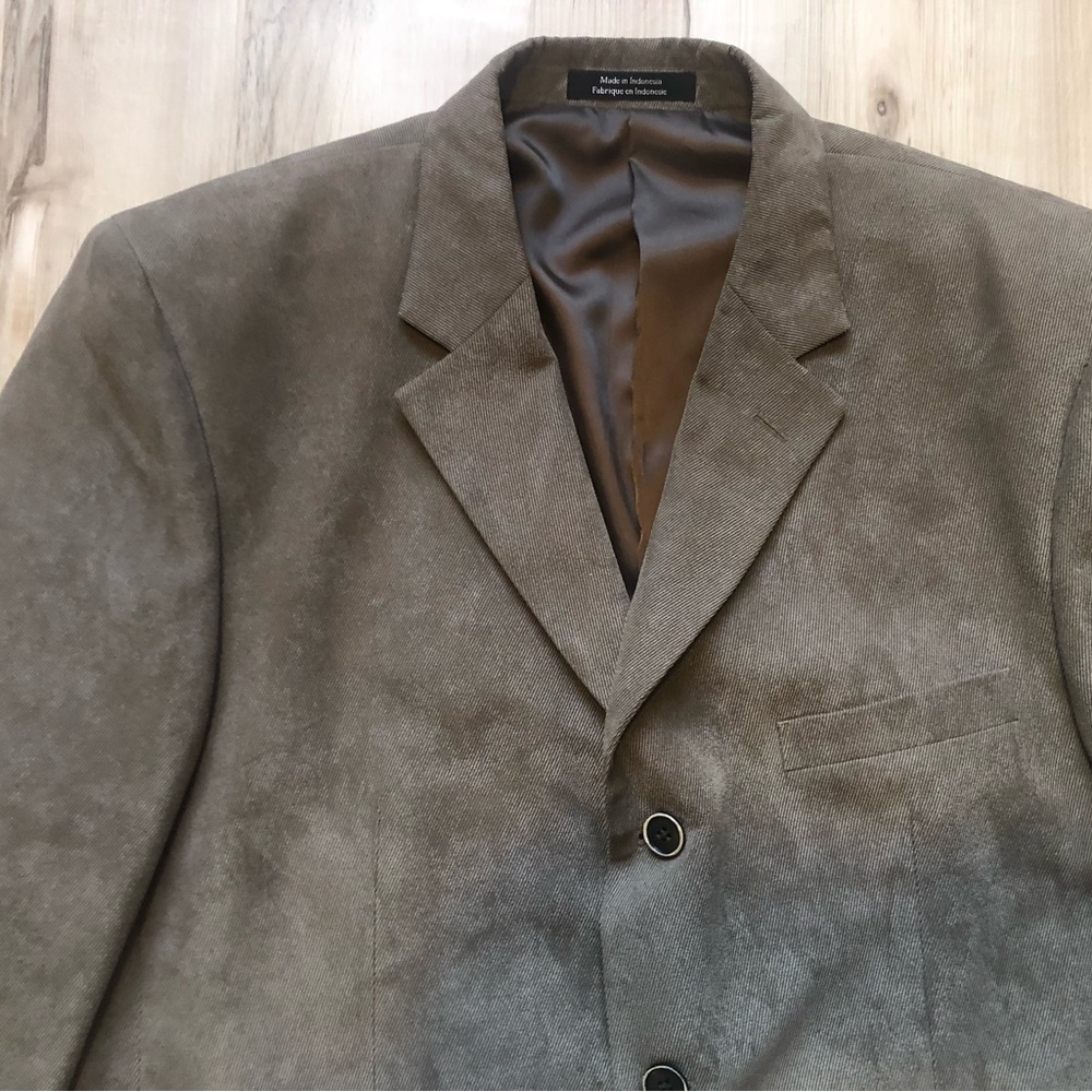 Pronto Uomo Blue Grey Taupe Blazer - Picture 5 of 13